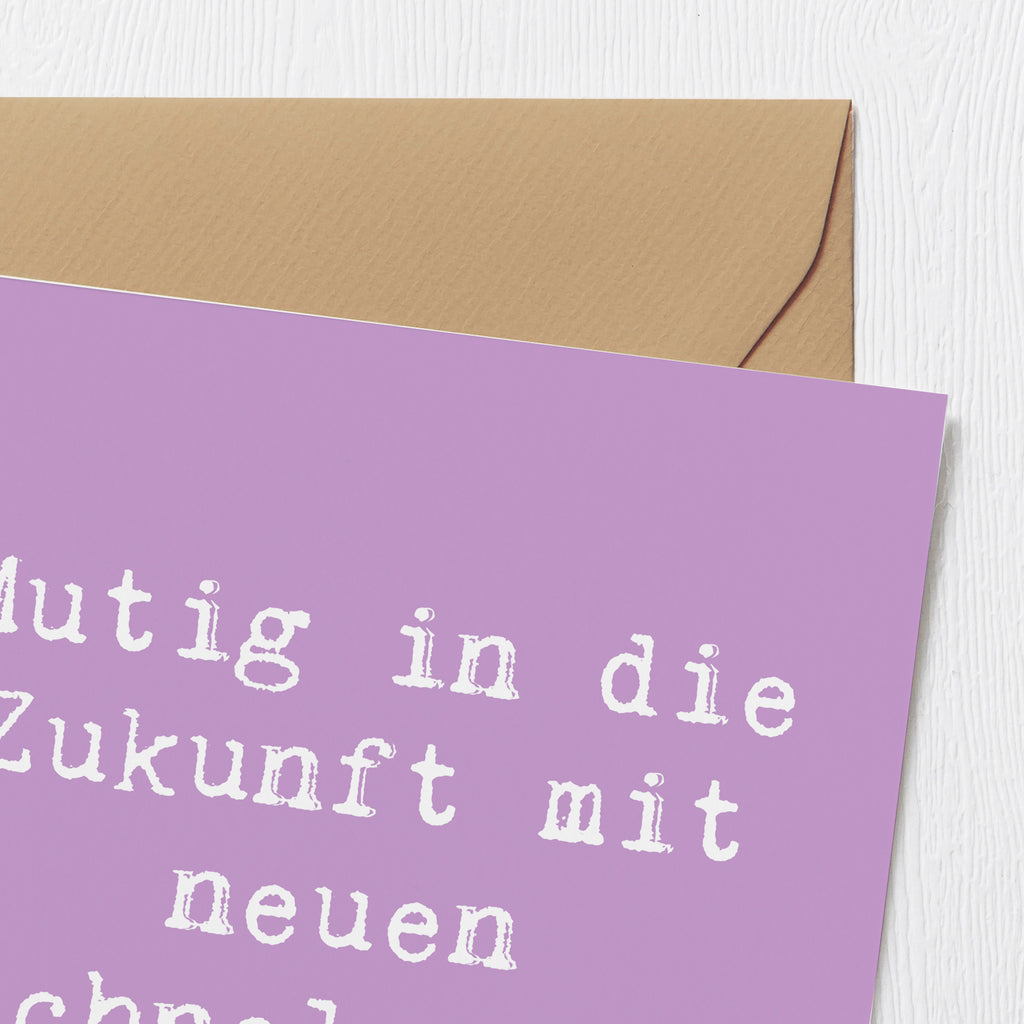 Deluxe Karte Spruch Neuen Technologien begegnen Karte, Grußkarte, Klappkarte, Einladungskarte, Glückwunschkarte, Hochzeitskarte, Geburtstagskarte, Hochwertige Grußkarte, Hochwertige Klappkarte