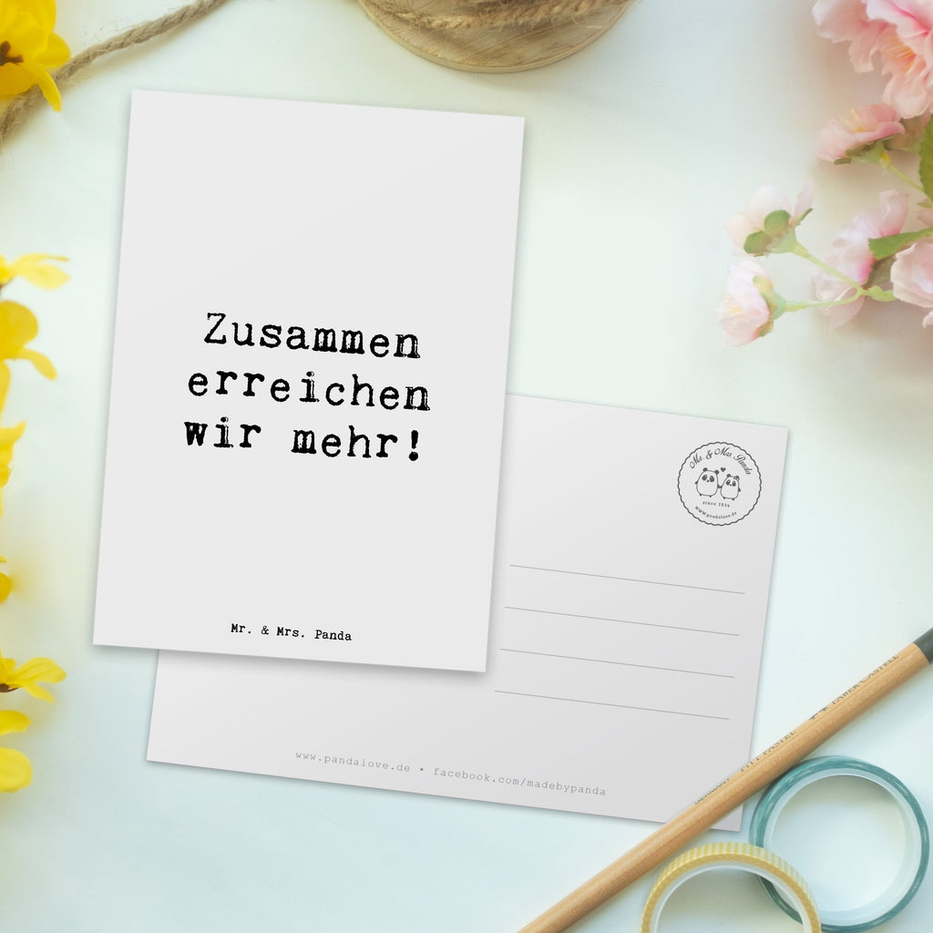 Postkarte Spruch Im Team zusammenarbeiten Postkarte, Karte, Geschenkkarte, Grußkarte, Einladung, Ansichtskarte, Geburtstagskarte, Einladungskarte, Dankeskarte, Ansichtskarten, Einladung Geburtstag, Einladungskarten Geburtstag