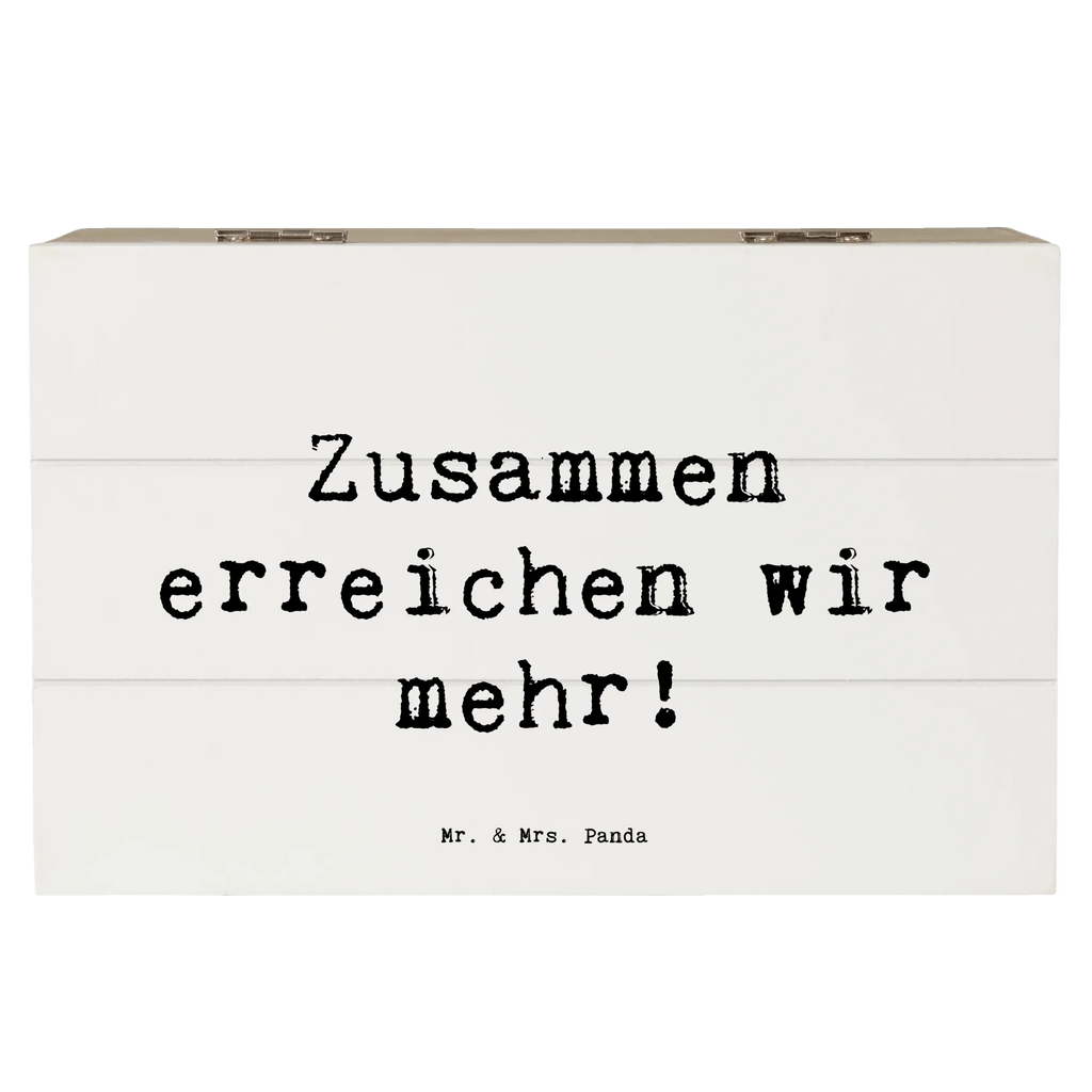 Holzkiste Spruch Im Team zusammenarbeiten Holzkiste, Kiste, Schatzkiste, Truhe, Schatulle, XXL, Erinnerungsbox, Erinnerungskiste, Dekokiste, Aufbewahrungsbox, Geschenkbox, Geschenkdose