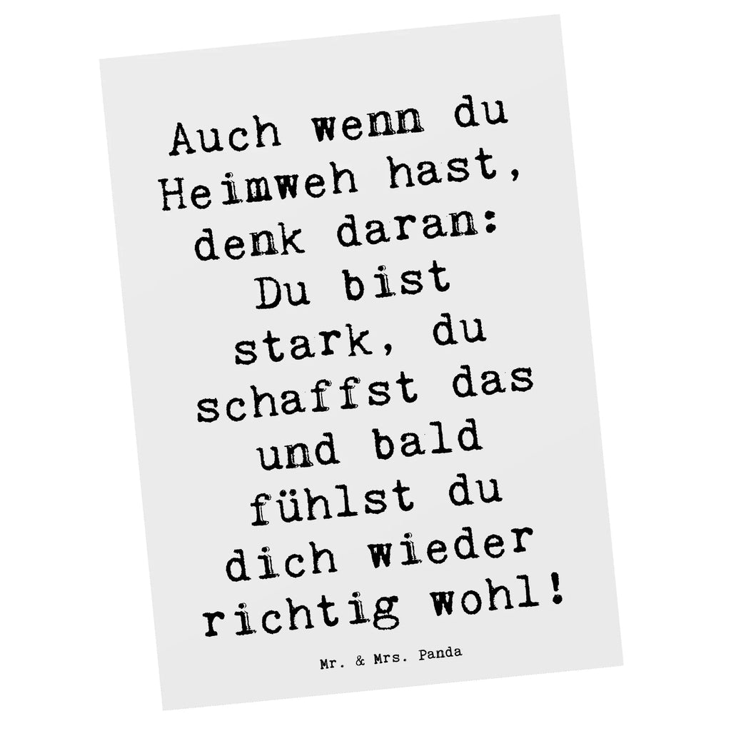 Postkarte Spruch Heimweh überwinden Postkarte, Karte, Geschenkkarte, Grußkarte, Einladung, Ansichtskarte, Geburtstagskarte, Einladungskarte, Dankeskarte, Ansichtskarten, Einladung Geburtstag, Einladungskarten Geburtstag