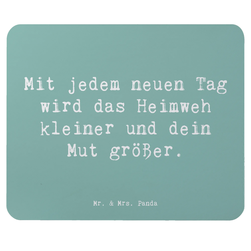 Mauspad Spruch Heimweh überwinden Mut Mousepad, Computer zubehör, Büroausstattung, PC Zubehör, Arbeitszimmer, Mauspad, Einzigartiges Mauspad, Designer Mauspad, Mausunterlage, Mauspad Büro