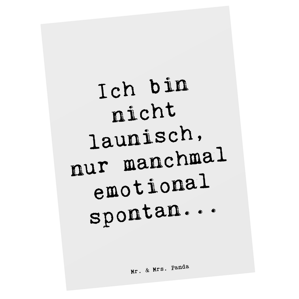 Postkarte Spruch Emotionen ausdrücken Postkarte, Karte, Geschenkkarte, Grußkarte, Einladung, Ansichtskarte, Geburtstagskarte, Einladungskarte, Dankeskarte, Ansichtskarten, Einladung Geburtstag, Einladungskarten Geburtstag