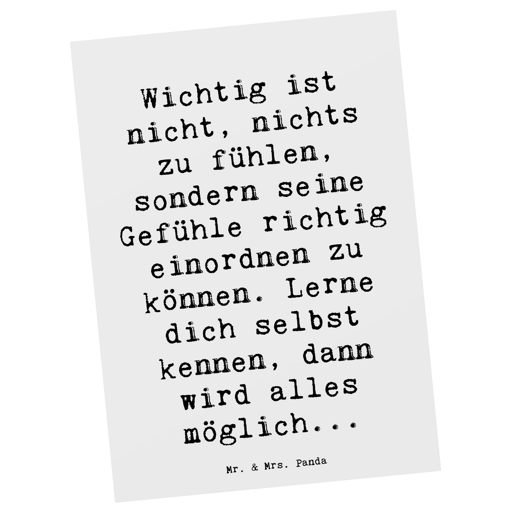 Postkarte Spruch Emotionen ausdrücken Weisheit Postkarte, Karte, Geschenkkarte, Grußkarte, Einladung, Ansichtskarte, Geburtstagskarte, Einladungskarte, Dankeskarte, Ansichtskarten, Einladung Geburtstag, Einladungskarten Geburtstag