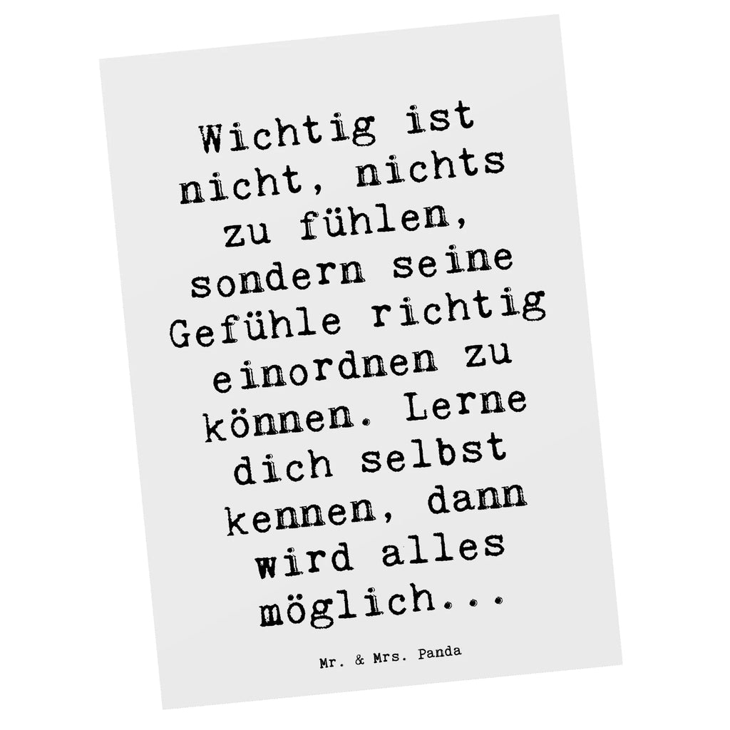 Postkarte Spruch Emotionen ausdrücken Weisheit Postkarte, Karte, Geschenkkarte, Grußkarte, Einladung, Ansichtskarte, Geburtstagskarte, Einladungskarte, Dankeskarte, Ansichtskarten, Einladung Geburtstag, Einladungskarten Geburtstag