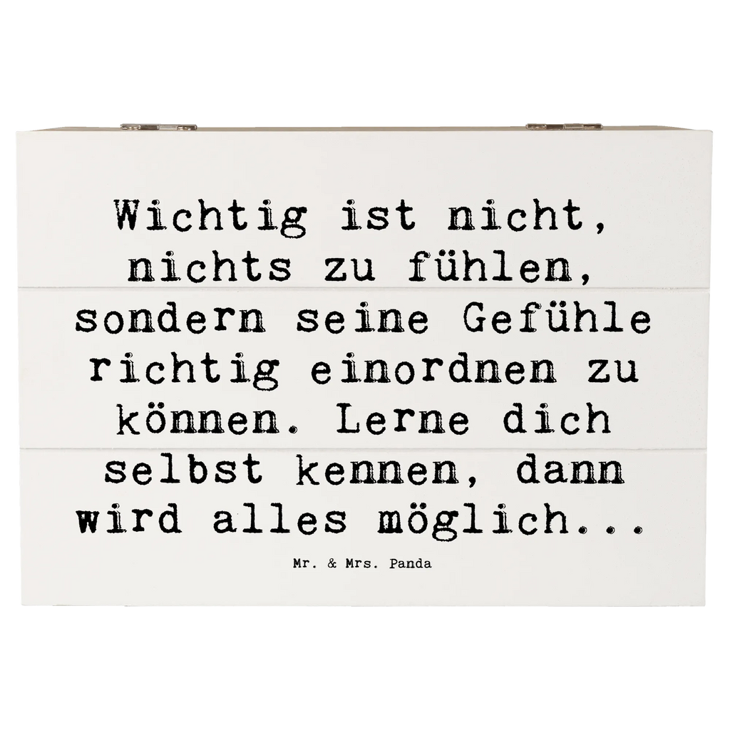 Holzkiste Spruch Emotionen ausdrücken Weisheit Holzkiste, Kiste, Schatzkiste, Truhe, Schatulle, XXL, Erinnerungsbox, Erinnerungskiste, Dekokiste, Aufbewahrungsbox, Geschenkbox, Geschenkdose