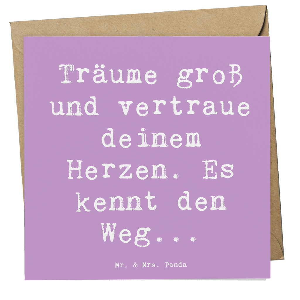 Deluxe Karte Spruch Herzen Vertrauen Karte, Grußkarte, Klappkarte, Einladungskarte, Glückwunschkarte, Hochzeitskarte, Geburtstagskarte, Hochwertige Grußkarte, Hochwertige Klappkarte