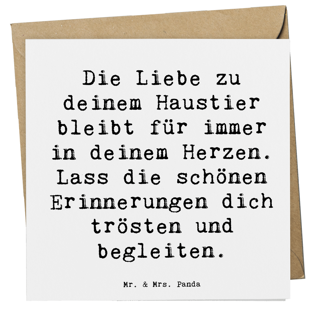 Deluxe Karte Spruch Trauerbewältigung Haustierverlust Karte, Grußkarte, Klappkarte, Einladungskarte, Glückwunschkarte, Hochzeitskarte, Geburtstagskarte, Hochwertige Grußkarte, Hochwertige Klappkarte