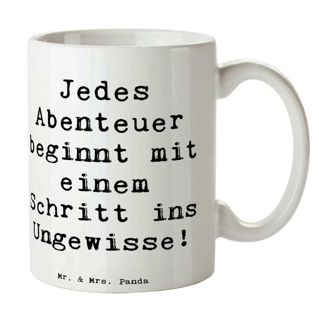 Tasse Spruch Ungewissheit akzeptieren Tasse, Kaffeetasse, Teetasse, Becher, Kaffeebecher, Teebecher, Keramiktasse, Porzellantasse, Büro Tasse, Geschenk Tasse, Tasse Sprüche, Tasse Motive, Kaffeetassen, Tasse bedrucken, Designer Tasse, Cappuccino Tassen, Schöne Teetassen