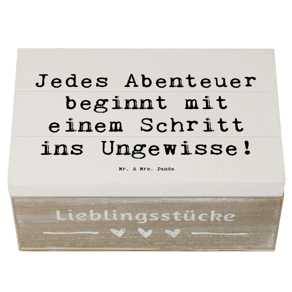 Holzkiste Spruch Ungewissheit akzeptieren Holzkiste, Kiste, Schatzkiste, Truhe, Schatulle, XXL, Erinnerungsbox, Erinnerungskiste, Dekokiste, Aufbewahrungsbox, Geschenkbox, Geschenkdose