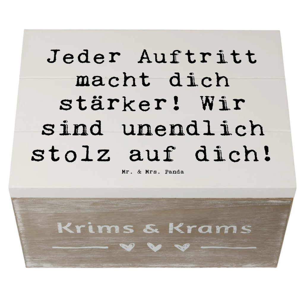 Holzkiste Spruch Vokale musikalische Auftritte meistern Holzkiste, Kiste, Schatzkiste, Truhe, Schatulle, XXL, Erinnerungsbox, Erinnerungskiste, Dekokiste, Aufbewahrungsbox, Geschenkbox, Geschenkdose