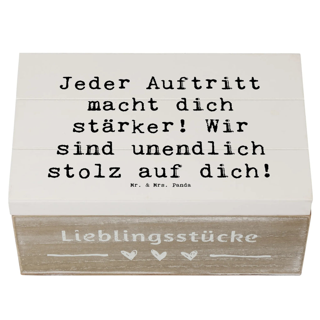 Holzkiste Spruch Vokale musikalische Auftritte meistern Holzkiste, Kiste, Schatzkiste, Truhe, Schatulle, XXL, Erinnerungsbox, Erinnerungskiste, Dekokiste, Aufbewahrungsbox, Geschenkbox, Geschenkdose