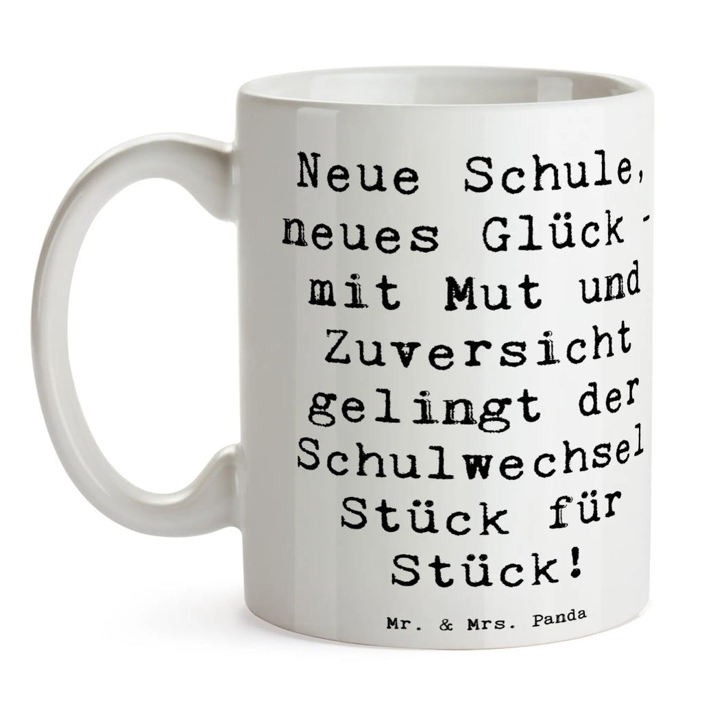 Tasse Spruch Einen Schulwechsel bewältigen Tasse, Kaffeetasse, Teetasse, Becher, Kaffeebecher, Teebecher, Keramiktasse, Porzellantasse, Büro Tasse, Geschenk Tasse, Tasse Sprüche, Tasse Motive, Kaffeetassen, Tasse bedrucken, Designer Tasse, Cappuccino Tassen, Schöne Teetassen