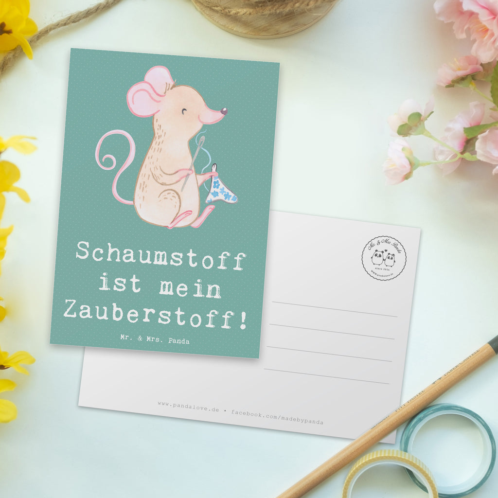 Postkarte Zauber der Polsterin Postkarte, Karte, Geschenkkarte, Grußkarte, Einladung, Ansichtskarte, Geburtstagskarte, Einladungskarte, Dankeskarte, Ansichtskarten, Einladung Geburtstag, Einladungskarten Geburtstag, Beruf, Ausbildung, Jubiläum, Abschied, Rente, Kollege, Kollegin, Geschenk, Schenken, Arbeitskollege, Mitarbeiter, Firma, Danke, Dankeschön