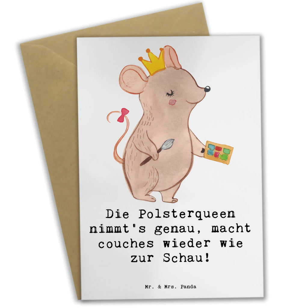 Grußkarte Polsterei Präzision Grußkarte, Klappkarte, Einladungskarte, Glückwunschkarte, Hochzeitskarte, Geburtstagskarte, Karte, Ansichtskarten, Beruf, Ausbildung, Jubiläum, Abschied, Rente, Kollege, Kollegin, Geschenk, Schenken, Arbeitskollege, Mitarbeiter, Firma, Danke, Dankeschön