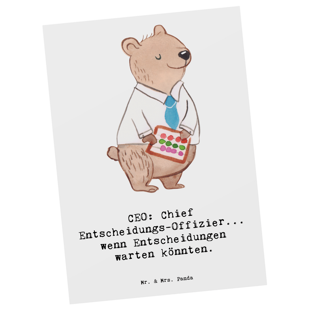 Postkarte CEO Entscheidungen Postkarte, Karte, Geschenkkarte, Grußkarte, Einladung, Ansichtskarte, Geburtstagskarte, Einladungskarte, Dankeskarte, Ansichtskarten, Einladung Geburtstag, Einladungskarten Geburtstag, Beruf, Ausbildung, Jubiläum, Abschied, Rente, Kollege, Kollegin, Geschenk, Schenken, Arbeitskollege, Mitarbeiter, Firma, Danke, Dankeschön