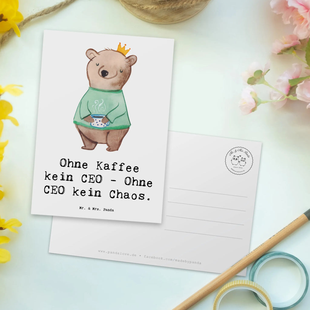 Postkarte CEO ohne Chaos Postkarte, Karte, Geschenkkarte, Grußkarte, Einladung, Ansichtskarte, Geburtstagskarte, Einladungskarte, Dankeskarte, Ansichtskarten, Einladung Geburtstag, Einladungskarten Geburtstag, Beruf, Ausbildung, Jubiläum, Abschied, Rente, Kollege, Kollegin, Geschenk, Schenken, Arbeitskollege, Mitarbeiter, Firma, Danke, Dankeschön