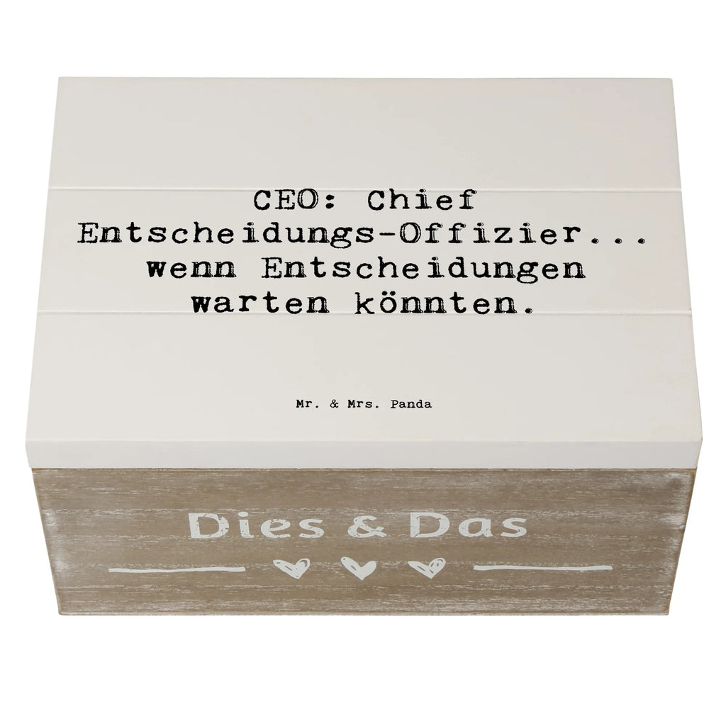 Holzkiste Spruch CEO Entscheidungen Holzkiste, Kiste, Schatzkiste, Truhe, Schatulle, XXL, Erinnerungsbox, Erinnerungskiste, Dekokiste, Aufbewahrungsbox, Geschenkbox, Geschenkdose, Beruf, Ausbildung, Jubiläum, Abschied, Rente, Kollege, Kollegin, Geschenk, Schenken, Arbeitskollege, Mitarbeiter, Firma, Danke, Dankeschön