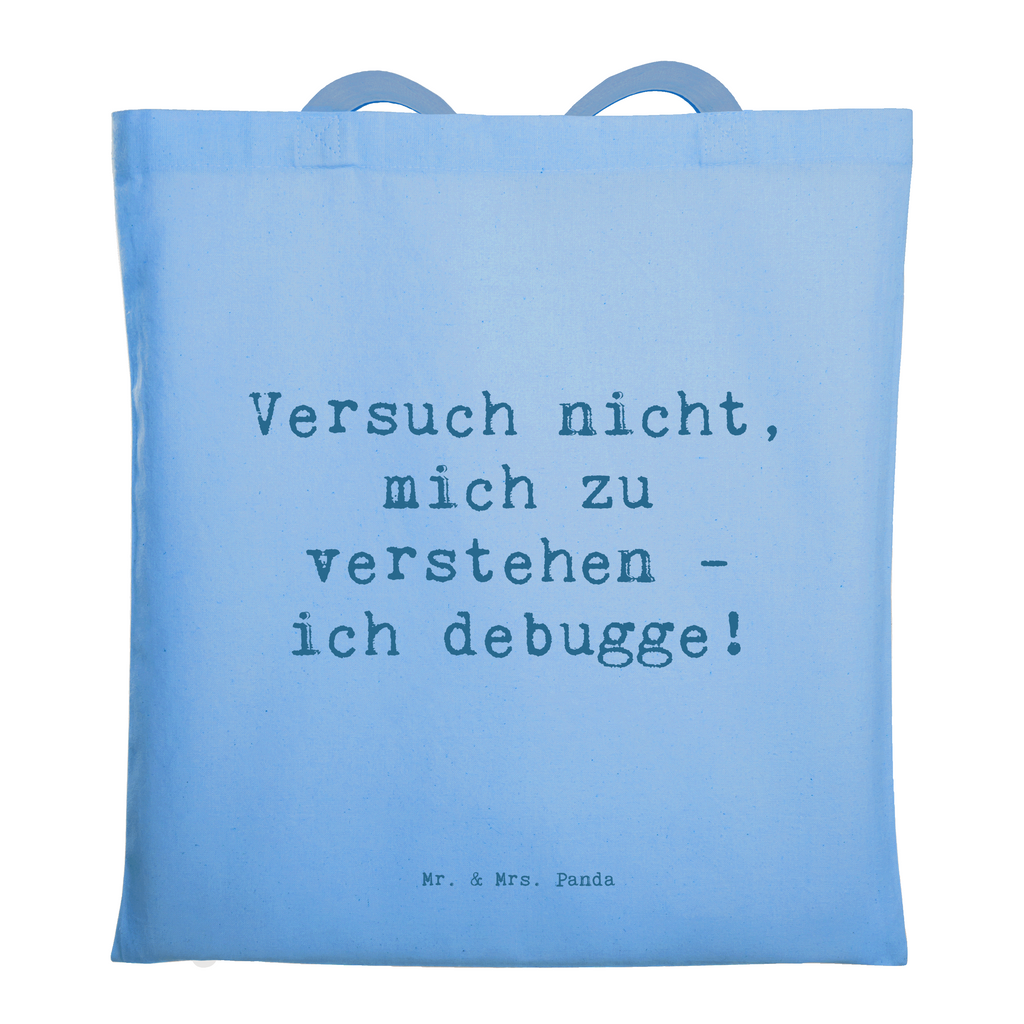 Tragetasche Spruch Softwareentwickler Debugging Beuteltasche, Beutel, Einkaufstasche, Jutebeutel, Stoffbeutel, Tasche, Shopper, Umhängetasche, Strandtasche, Schultertasche, Stofftasche, Tragetasche, Badetasche, Jutetasche, Einkaufstüte, Laptoptasche, Beruf, Ausbildung, Jubiläum, Abschied, Rente, Kollege, Kollegin, Geschenk, Schenken, Arbeitskollege, Mitarbeiter, Firma, Danke, Dankeschön