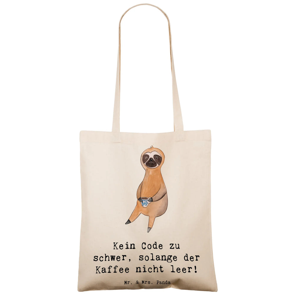 Tragetasche Code und Kaffee Beuteltasche, Beutel, Einkaufstasche, Jutebeutel, Stoffbeutel, Tasche, Shopper, Umhängetasche, Strandtasche, Schultertasche, Stofftasche, Tragetasche, Badetasche, Jutetasche, Einkaufstüte, Laptoptasche, Beruf, Ausbildung, Jubiläum, Abschied, Rente, Kollege, Kollegin, Geschenk, Schenken, Arbeitskollege, Mitarbeiter, Firma, Danke, Dankeschön