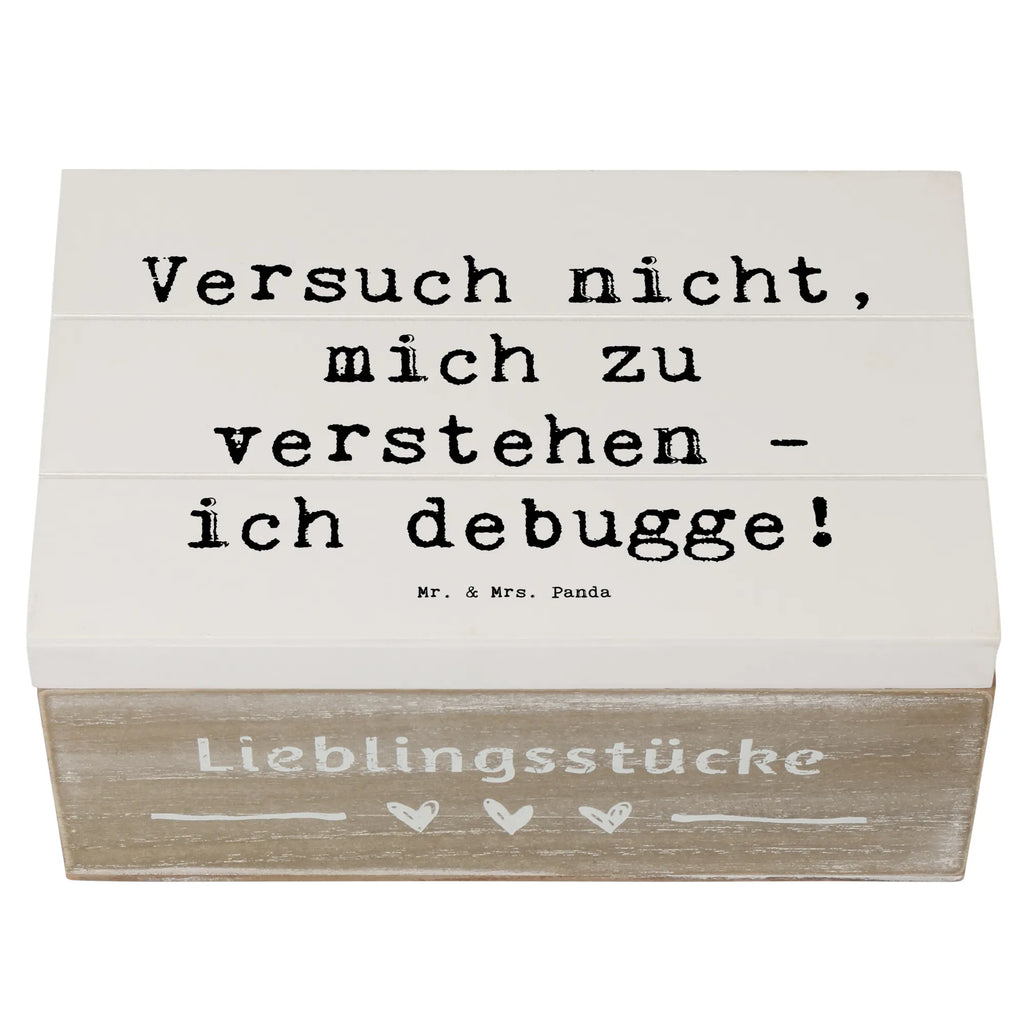 Holzkiste Spruch Softwareentwickler Debugging Holzkiste, Kiste, Schatzkiste, Truhe, Schatulle, XXL, Erinnerungsbox, Erinnerungskiste, Dekokiste, Aufbewahrungsbox, Geschenkbox, Geschenkdose, Beruf, Ausbildung, Jubiläum, Abschied, Rente, Kollege, Kollegin, Geschenk, Schenken, Arbeitskollege, Mitarbeiter, Firma, Danke, Dankeschön