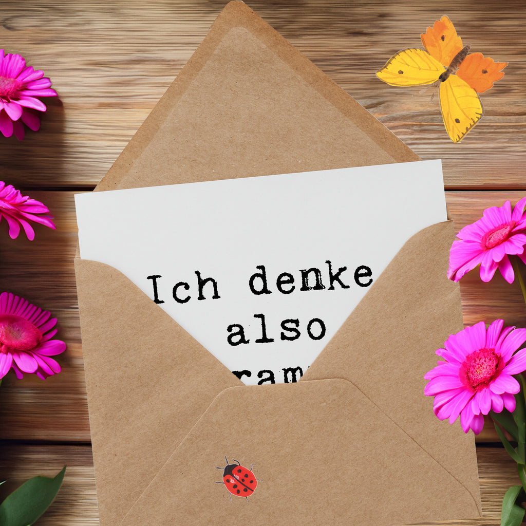 Deluxe Karte Spruch Denker Softwareentwickler Karte, Grußkarte, Klappkarte, Einladungskarte, Glückwunschkarte, Hochzeitskarte, Geburtstagskarte, Hochwertige Grußkarte, Hochwertige Klappkarte, Beruf, Ausbildung, Jubiläum, Abschied, Rente, Kollege, Kollegin, Geschenk, Schenken, Arbeitskollege, Mitarbeiter, Firma, Danke, Dankeschön