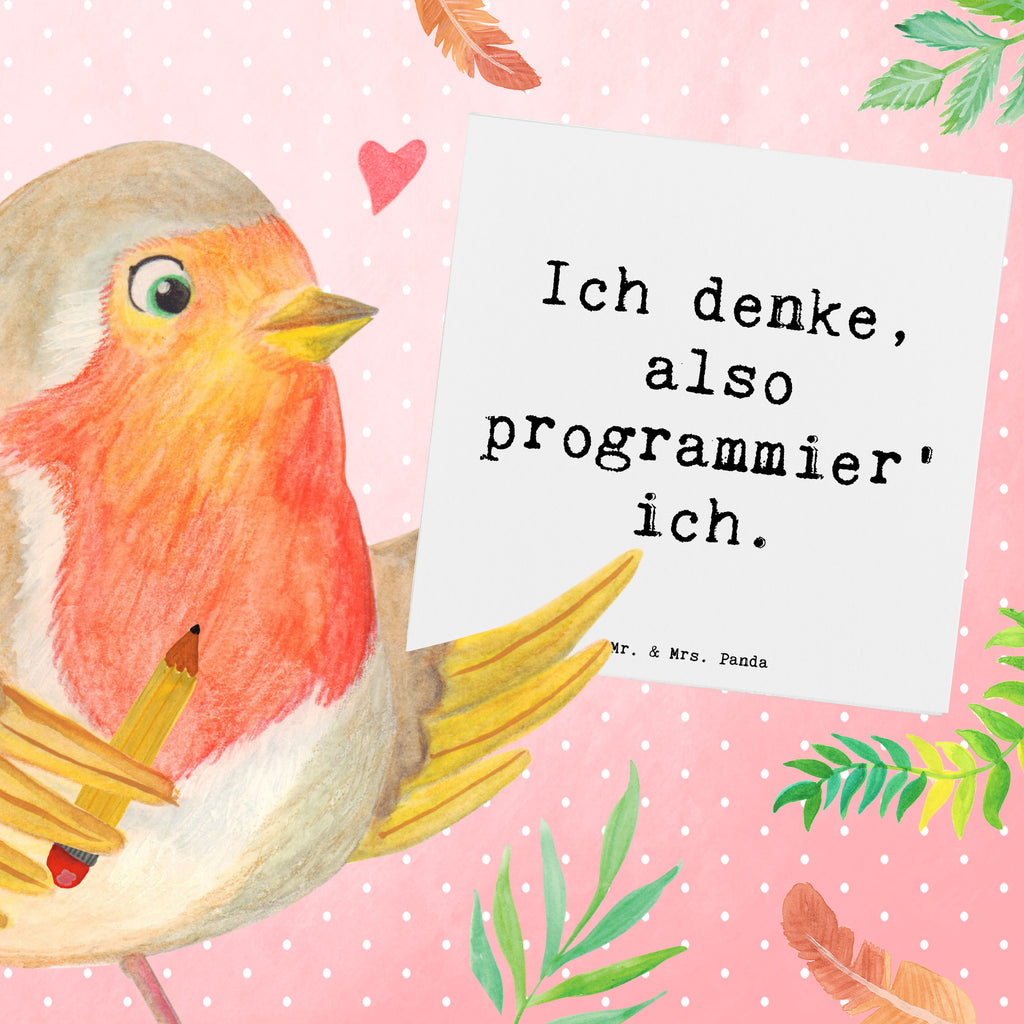 Deluxe Karte Spruch Denker Softwareentwickler Karte, Grußkarte, Klappkarte, Einladungskarte, Glückwunschkarte, Hochzeitskarte, Geburtstagskarte, Hochwertige Grußkarte, Hochwertige Klappkarte, Beruf, Ausbildung, Jubiläum, Abschied, Rente, Kollege, Kollegin, Geschenk, Schenken, Arbeitskollege, Mitarbeiter, Firma, Danke, Dankeschön