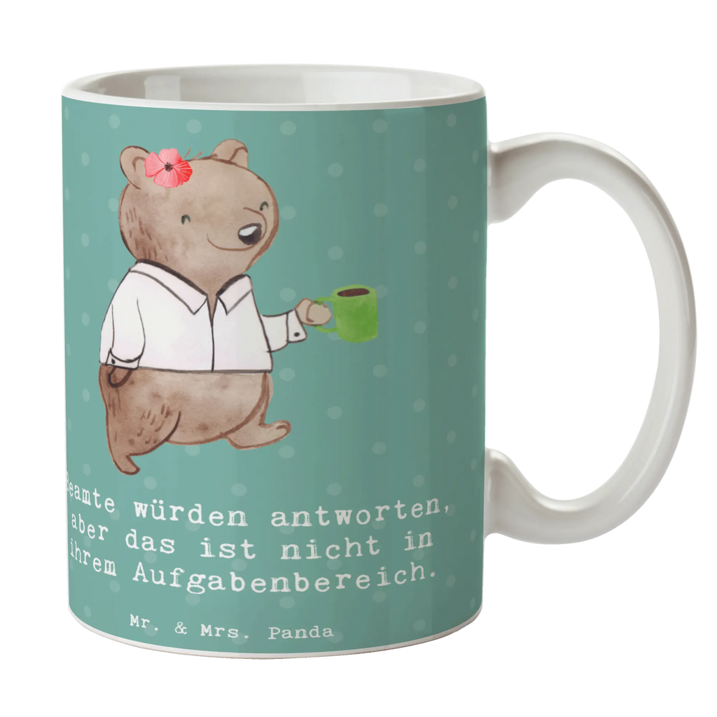 Tasse Beamtin Humor Tasse, Kaffeetasse, Teetasse, Becher, Kaffeebecher, Teebecher, Keramiktasse, Porzellantasse, Büro Tasse, Geschenk Tasse, Tasse Sprüche, Tasse Motive, Kaffeetassen, Tasse bedrucken, Designer Tasse, Cappuccino Tassen, Schöne Teetassen, Beruf, Ausbildung, Jubiläum, Abschied, Rente, Kollege, Kollegin, Geschenk, Schenken, Arbeitskollege, Mitarbeiter, Firma, Danke, Dankeschön