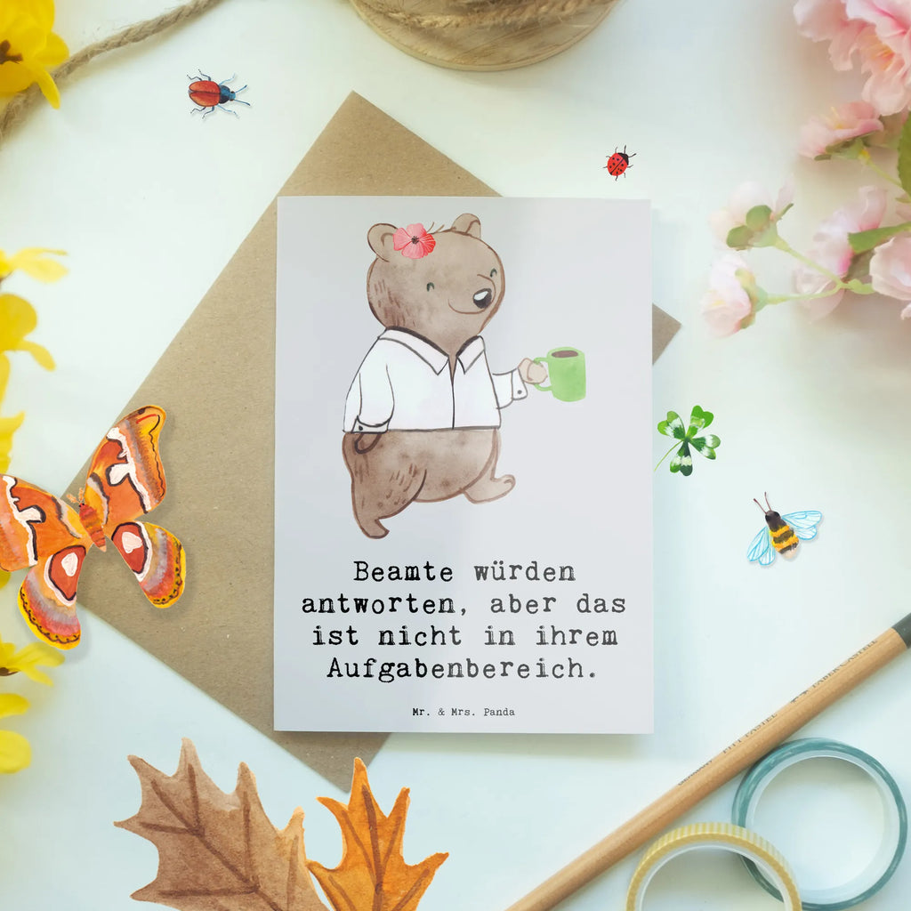 Grußkarte Beamtin Humor Grußkarte, Klappkarte, Einladungskarte, Glückwunschkarte, Hochzeitskarte, Geburtstagskarte, Karte, Ansichtskarten, Beruf, Ausbildung, Jubiläum, Abschied, Rente, Kollege, Kollegin, Geschenk, Schenken, Arbeitskollege, Mitarbeiter, Firma, Danke, Dankeschön