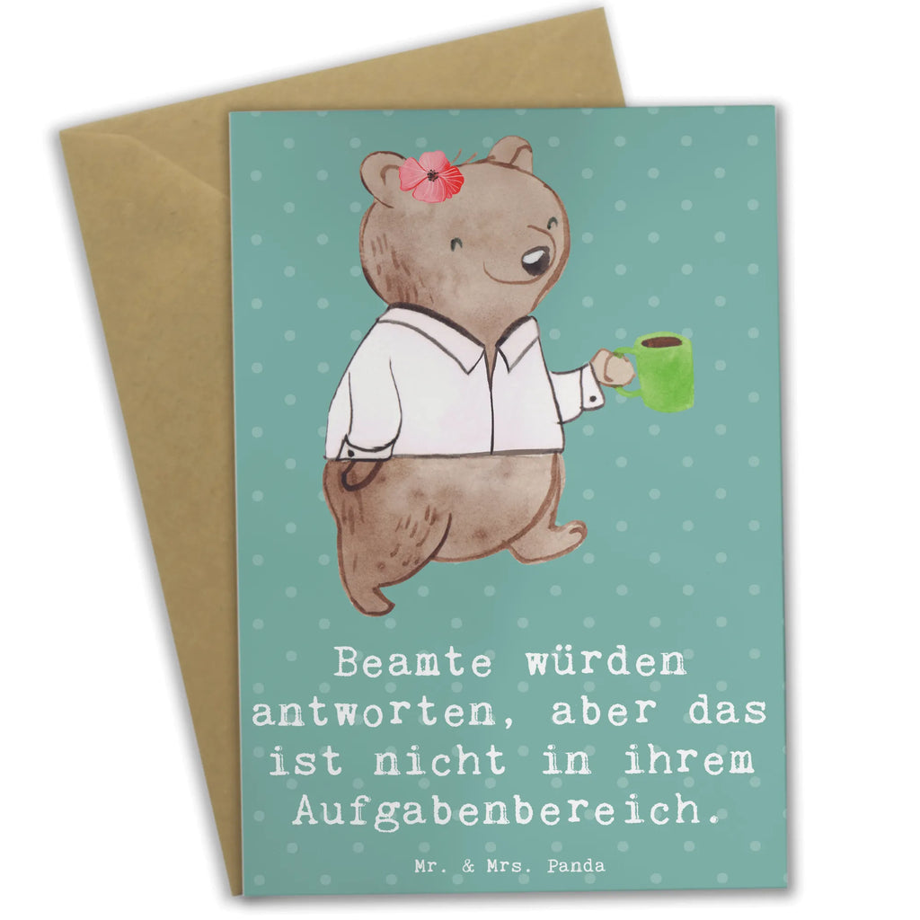 Grußkarte Beamtin Humor Grußkarte, Klappkarte, Einladungskarte, Glückwunschkarte, Hochzeitskarte, Geburtstagskarte, Karte, Ansichtskarten, Beruf, Ausbildung, Jubiläum, Abschied, Rente, Kollege, Kollegin, Geschenk, Schenken, Arbeitskollege, Mitarbeiter, Firma, Danke, Dankeschön