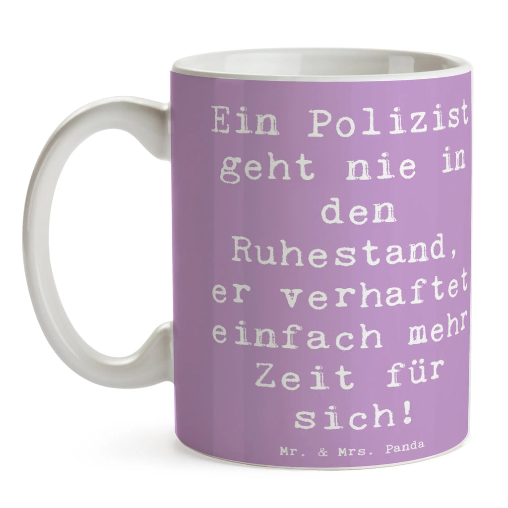 Tasse Spruch Polizist Ruhestand Tasse, Kaffeetasse, Teetasse, Becher, Kaffeebecher, Teebecher, Keramiktasse, Porzellantasse, Büro Tasse, Geschenk Tasse, Tasse Sprüche, Tasse Motive, Kaffeetassen, Tasse bedrucken, Designer Tasse, Cappuccino Tassen, Schöne Teetassen, Beruf, Ausbildung, Jubiläum, Abschied, Rente, Kollege, Kollegin, Geschenk, Schenken, Arbeitskollege, Mitarbeiter, Firma, Danke, Dankeschön