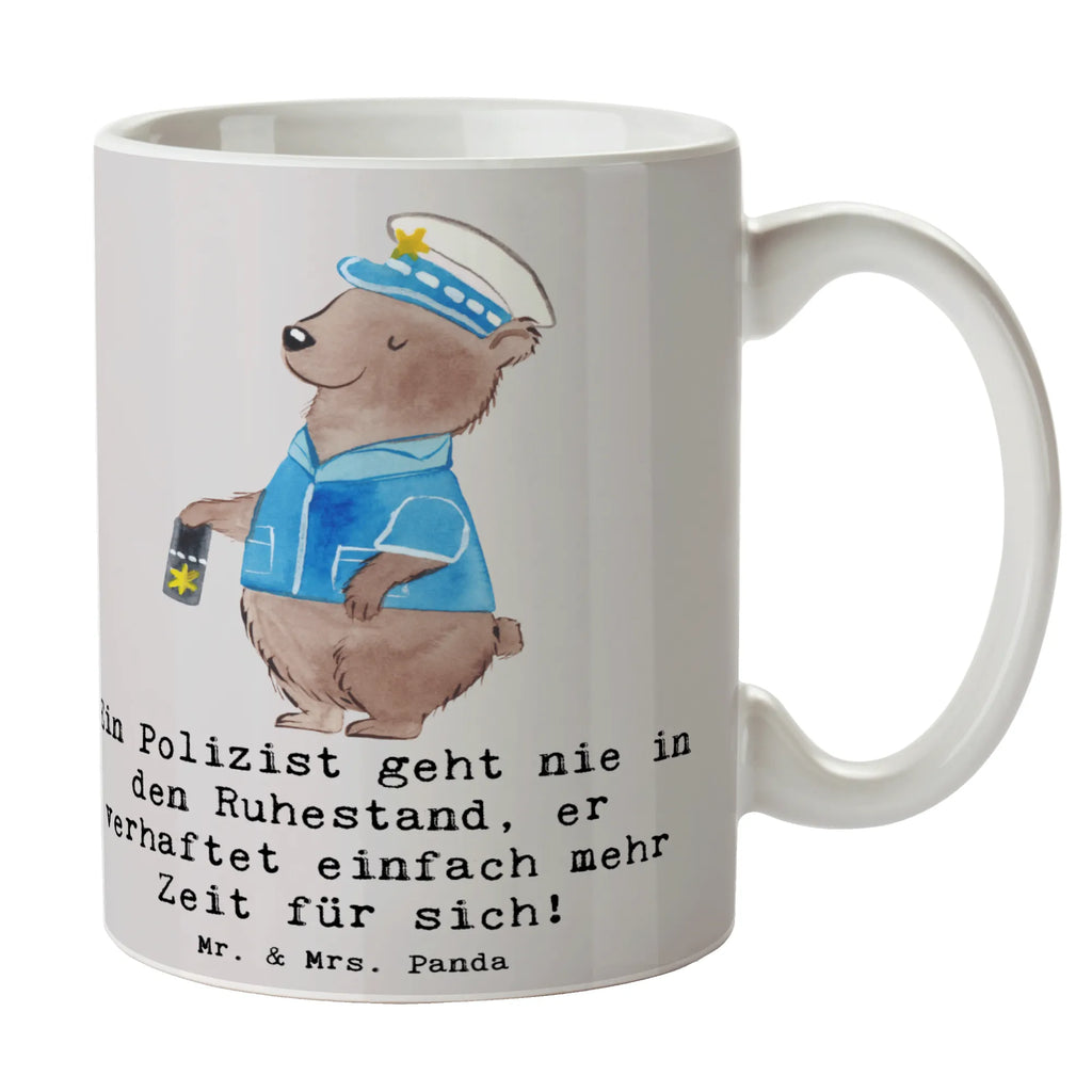 Tasse Polizist Ruhestand Tasse, Kaffeetasse, Teetasse, Becher, Kaffeebecher, Teebecher, Keramiktasse, Porzellantasse, Büro Tasse, Geschenk Tasse, Tasse Sprüche, Tasse Motive, Kaffeetassen, Tasse bedrucken, Designer Tasse, Cappuccino Tassen, Schöne Teetassen, Beruf, Ausbildung, Jubiläum, Abschied, Rente, Kollege, Kollegin, Geschenk, Schenken, Arbeitskollege, Mitarbeiter, Firma, Danke, Dankeschön