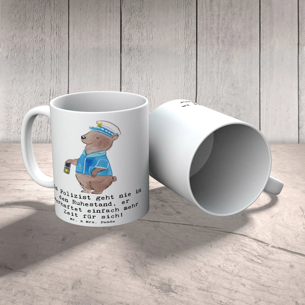 Tasse Polizist Ruhestand Tasse, Kaffeetasse, Teetasse, Becher, Kaffeebecher, Teebecher, Keramiktasse, Porzellantasse, Büro Tasse, Geschenk Tasse, Tasse Sprüche, Tasse Motive, Kaffeetassen, Tasse bedrucken, Designer Tasse, Cappuccino Tassen, Schöne Teetassen, Beruf, Ausbildung, Jubiläum, Abschied, Rente, Kollege, Kollegin, Geschenk, Schenken, Arbeitskollege, Mitarbeiter, Firma, Danke, Dankeschön