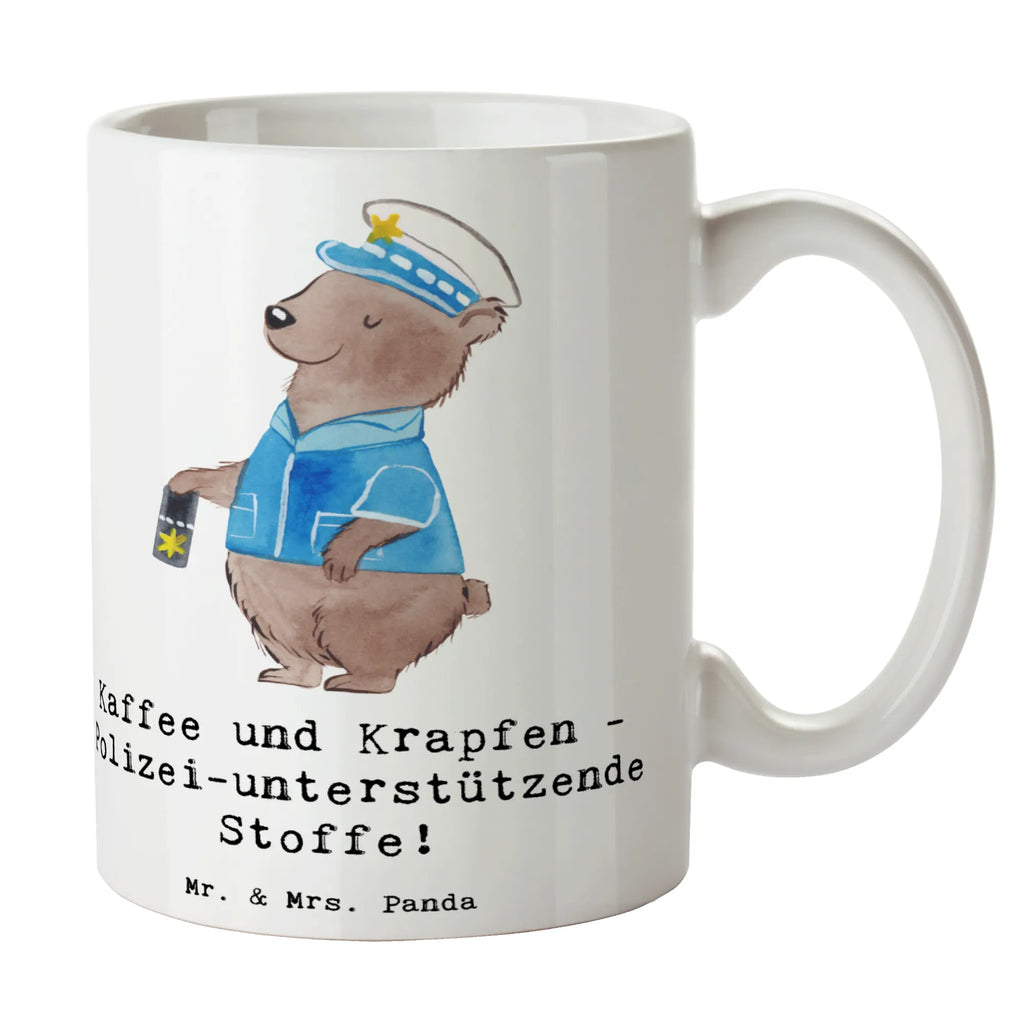 Tasse Polizist Kaffee Krapfen Tasse, Kaffeetasse, Teetasse, Becher, Kaffeebecher, Teebecher, Keramiktasse, Porzellantasse, Büro Tasse, Geschenk Tasse, Tasse Sprüche, Tasse Motive, Kaffeetassen, Tasse bedrucken, Designer Tasse, Cappuccino Tassen, Schöne Teetassen, Beruf, Ausbildung, Jubiläum, Abschied, Rente, Kollege, Kollegin, Geschenk, Schenken, Arbeitskollege, Mitarbeiter, Firma, Danke, Dankeschön