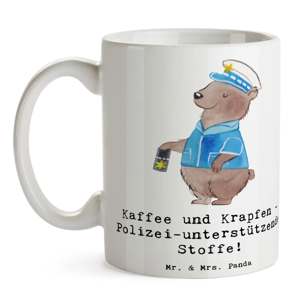 Tasse Polizist Kaffee Krapfen Tasse, Kaffeetasse, Teetasse, Becher, Kaffeebecher, Teebecher, Keramiktasse, Porzellantasse, Büro Tasse, Geschenk Tasse, Tasse Sprüche, Tasse Motive, Kaffeetassen, Tasse bedrucken, Designer Tasse, Cappuccino Tassen, Schöne Teetassen, Beruf, Ausbildung, Jubiläum, Abschied, Rente, Kollege, Kollegin, Geschenk, Schenken, Arbeitskollege, Mitarbeiter, Firma, Danke, Dankeschön