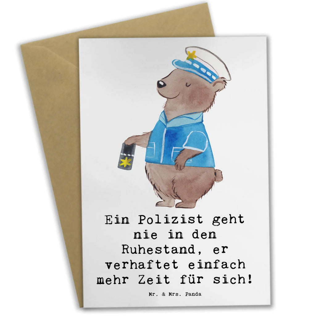 Grußkarte Polizist Ruhestand Grußkarte, Klappkarte, Einladungskarte, Glückwunschkarte, Hochzeitskarte, Geburtstagskarte, Karte, Ansichtskarten, Beruf, Ausbildung, Jubiläum, Abschied, Rente, Kollege, Kollegin, Geschenk, Schenken, Arbeitskollege, Mitarbeiter, Firma, Danke, Dankeschön