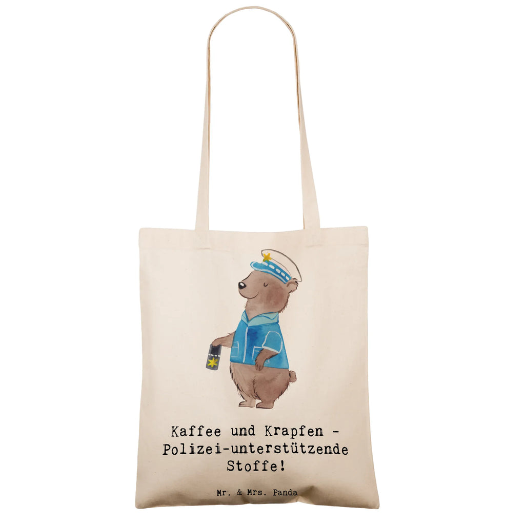 Tragetasche Polizist Kaffee Krapfen Beuteltasche, Beutel, Einkaufstasche, Jutebeutel, Stoffbeutel, Tasche, Shopper, Umhängetasche, Strandtasche, Schultertasche, Stofftasche, Tragetasche, Badetasche, Jutetasche, Einkaufstüte, Laptoptasche, Beruf, Ausbildung, Jubiläum, Abschied, Rente, Kollege, Kollegin, Geschenk, Schenken, Arbeitskollege, Mitarbeiter, Firma, Danke, Dankeschön