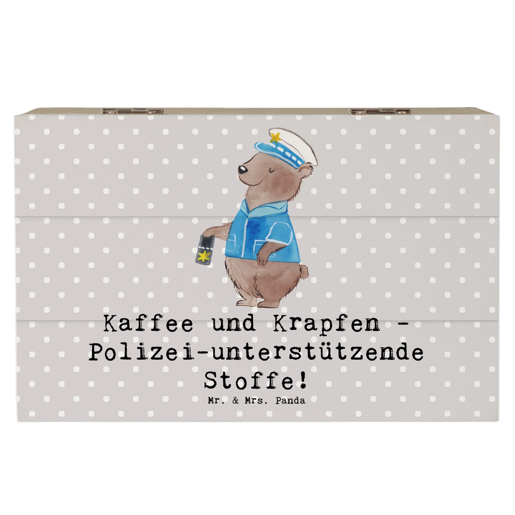 Holzkiste Polizist Kaffee Krapfen Holzkiste, Kiste, Schatzkiste, Truhe, Schatulle, XXL, Erinnerungsbox, Erinnerungskiste, Dekokiste, Aufbewahrungsbox, Geschenkbox, Geschenkdose, Beruf, Ausbildung, Jubiläum, Abschied, Rente, Kollege, Kollegin, Geschenk, Schenken, Arbeitskollege, Mitarbeiter, Firma, Danke, Dankeschön