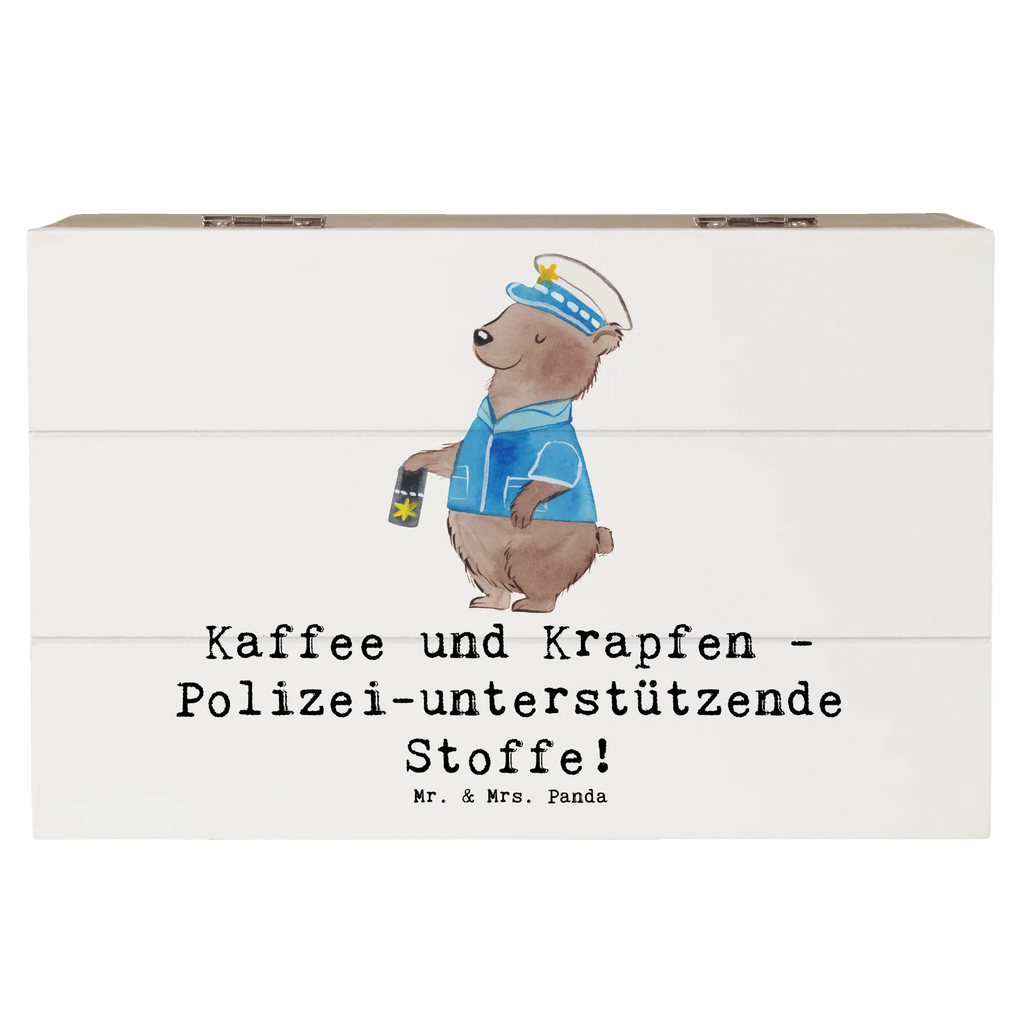 Holzkiste Polizist Kaffee Krapfen Holzkiste, Kiste, Schatzkiste, Truhe, Schatulle, XXL, Erinnerungsbox, Erinnerungskiste, Dekokiste, Aufbewahrungsbox, Geschenkbox, Geschenkdose, Beruf, Ausbildung, Jubiläum, Abschied, Rente, Kollege, Kollegin, Geschenk, Schenken, Arbeitskollege, Mitarbeiter, Firma, Danke, Dankeschön