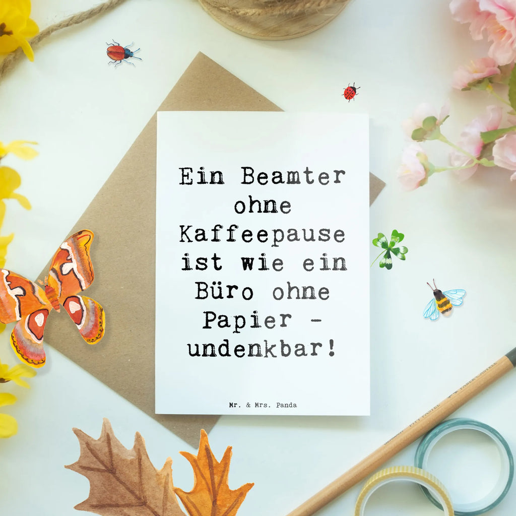 Grußkarte Spruch Beamter Kaffeepause Grußkarte, Klappkarte, Einladungskarte, Glückwunschkarte, Hochzeitskarte, Geburtstagskarte, Karte, Ansichtskarten, Beruf, Ausbildung, Jubiläum, Abschied, Rente, Kollege, Kollegin, Geschenk, Schenken, Arbeitskollege, Mitarbeiter, Firma, Danke, Dankeschön