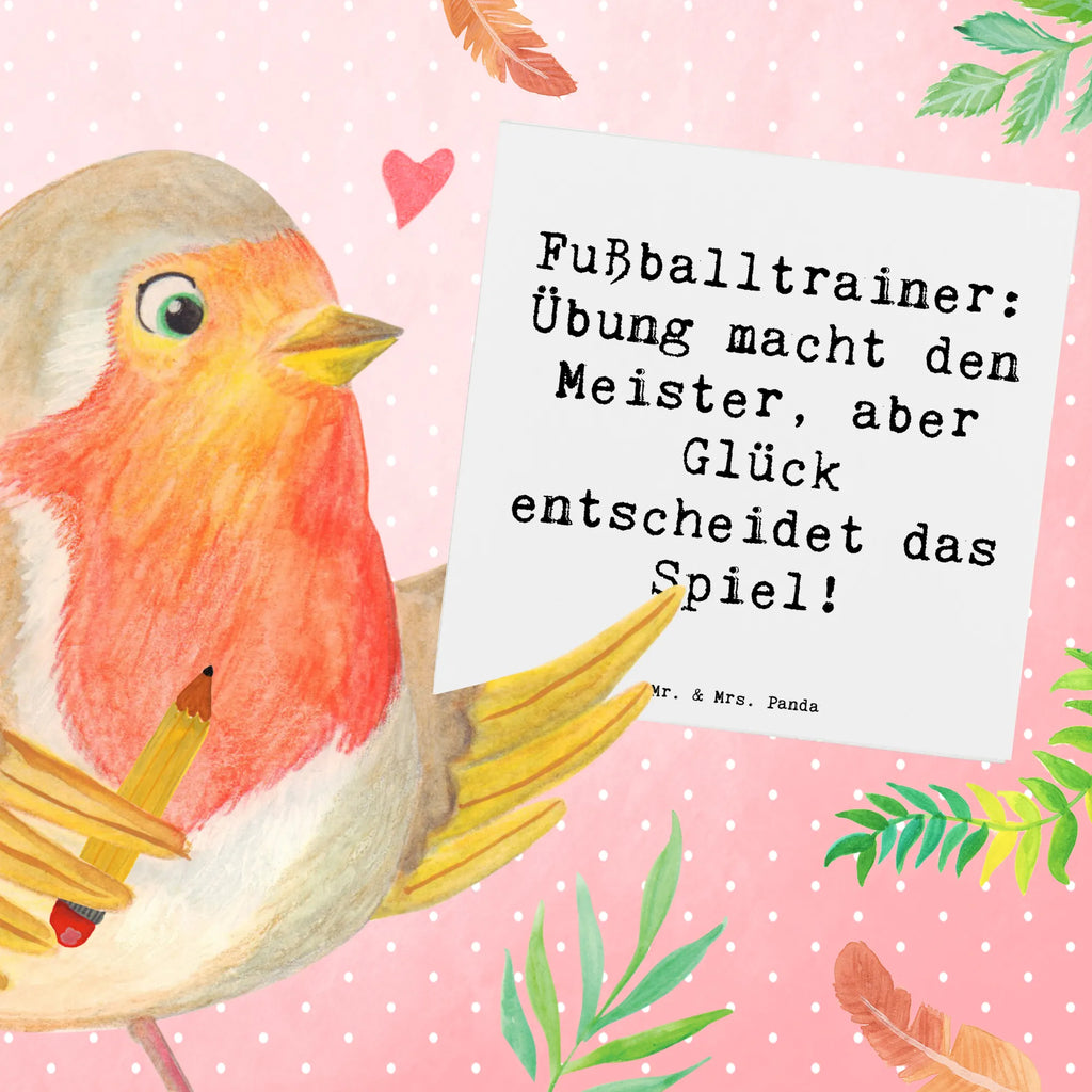 Deluxe Karte Spruch Fußballtrainer Erfolgskick Karte, Grußkarte, Klappkarte, Einladungskarte, Glückwunschkarte, Hochzeitskarte, Geburtstagskarte, Hochwertige Grußkarte, Hochwertige Klappkarte, Beruf, Ausbildung, Jubiläum, Abschied, Rente, Kollege, Kollegin, Geschenk, Schenken, Arbeitskollege, Mitarbeiter, Firma, Danke, Dankeschön