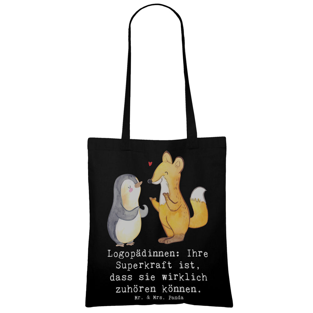 Tragetasche Logopädin Superkraft Beuteltasche, Beutel, Einkaufstasche, Jutebeutel, Stoffbeutel, Tasche, Shopper, Umhängetasche, Strandtasche, Schultertasche, Stofftasche, Tragetasche, Badetasche, Jutetasche, Einkaufstüte, Laptoptasche, Beruf, Ausbildung, Jubiläum, Abschied, Rente, Kollege, Kollegin, Geschenk, Schenken, Arbeitskollege, Mitarbeiter, Firma, Danke, Dankeschön