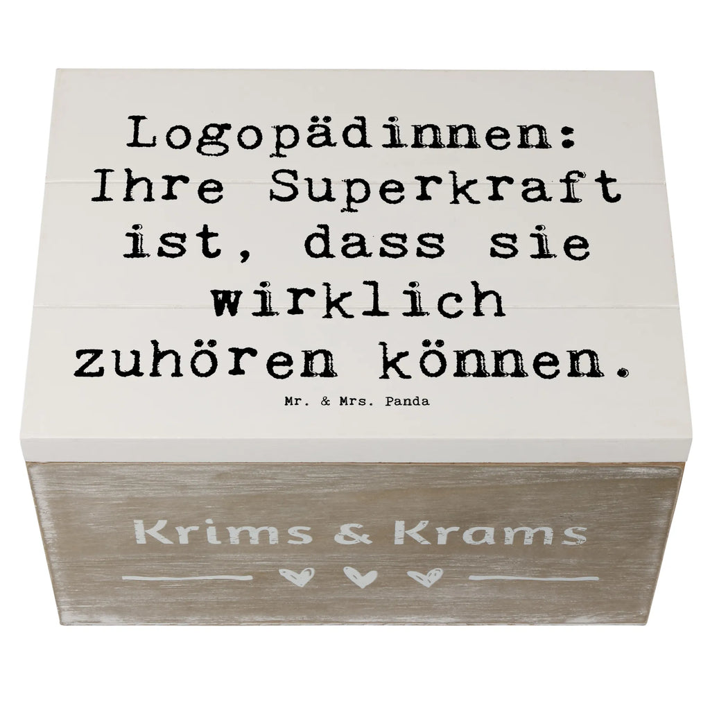 Holzkiste Spruch Logopädin Superkraft Holzkiste, Kiste, Schatzkiste, Truhe, Schatulle, XXL, Erinnerungsbox, Erinnerungskiste, Dekokiste, Aufbewahrungsbox, Geschenkbox, Geschenkdose, Beruf, Ausbildung, Jubiläum, Abschied, Rente, Kollege, Kollegin, Geschenk, Schenken, Arbeitskollege, Mitarbeiter, Firma, Danke, Dankeschön