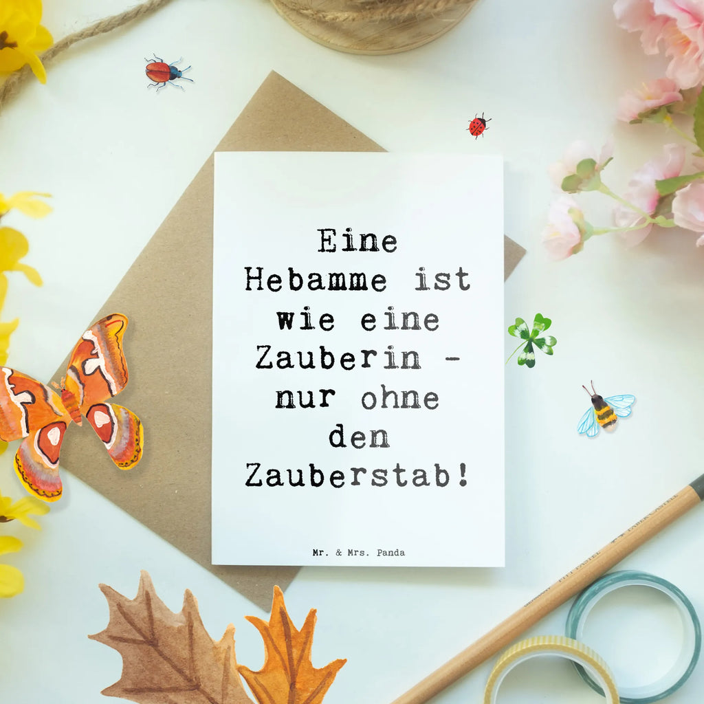 Grußkarte Spruch Hebamme Magie Grußkarte, Klappkarte, Einladungskarte, Glückwunschkarte, Hochzeitskarte, Geburtstagskarte, Karte, Ansichtskarten, Beruf, Ausbildung, Jubiläum, Abschied, Rente, Kollege, Kollegin, Geschenk, Schenken, Arbeitskollege, Mitarbeiter, Firma, Danke, Dankeschön