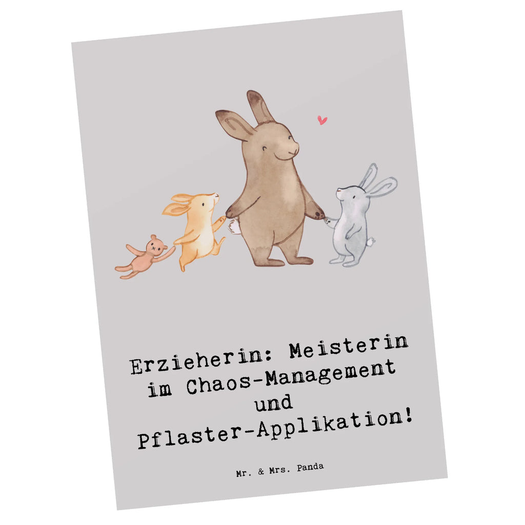 Postkarte Erzieherin Chaos-Management Postkarte, Karte, Geschenkkarte, Grußkarte, Einladung, Ansichtskarte, Geburtstagskarte, Einladungskarte, Dankeskarte, Ansichtskarten, Einladung Geburtstag, Einladungskarten Geburtstag, Beruf, Ausbildung, Jubiläum, Abschied, Rente, Kollege, Kollegin, Geschenk, Schenken, Arbeitskollege, Mitarbeiter, Firma, Danke, Dankeschön