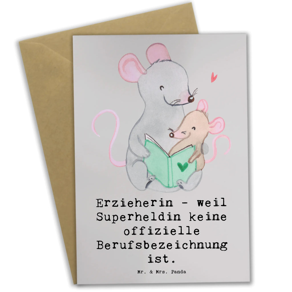 Grußkarte Erzieherin Superheldin Grußkarte, Klappkarte, Einladungskarte, Glückwunschkarte, Hochzeitskarte, Geburtstagskarte, Karte, Ansichtskarten, Beruf, Ausbildung, Jubiläum, Abschied, Rente, Kollege, Kollegin, Geschenk, Schenken, Arbeitskollege, Mitarbeiter, Firma, Danke, Dankeschön