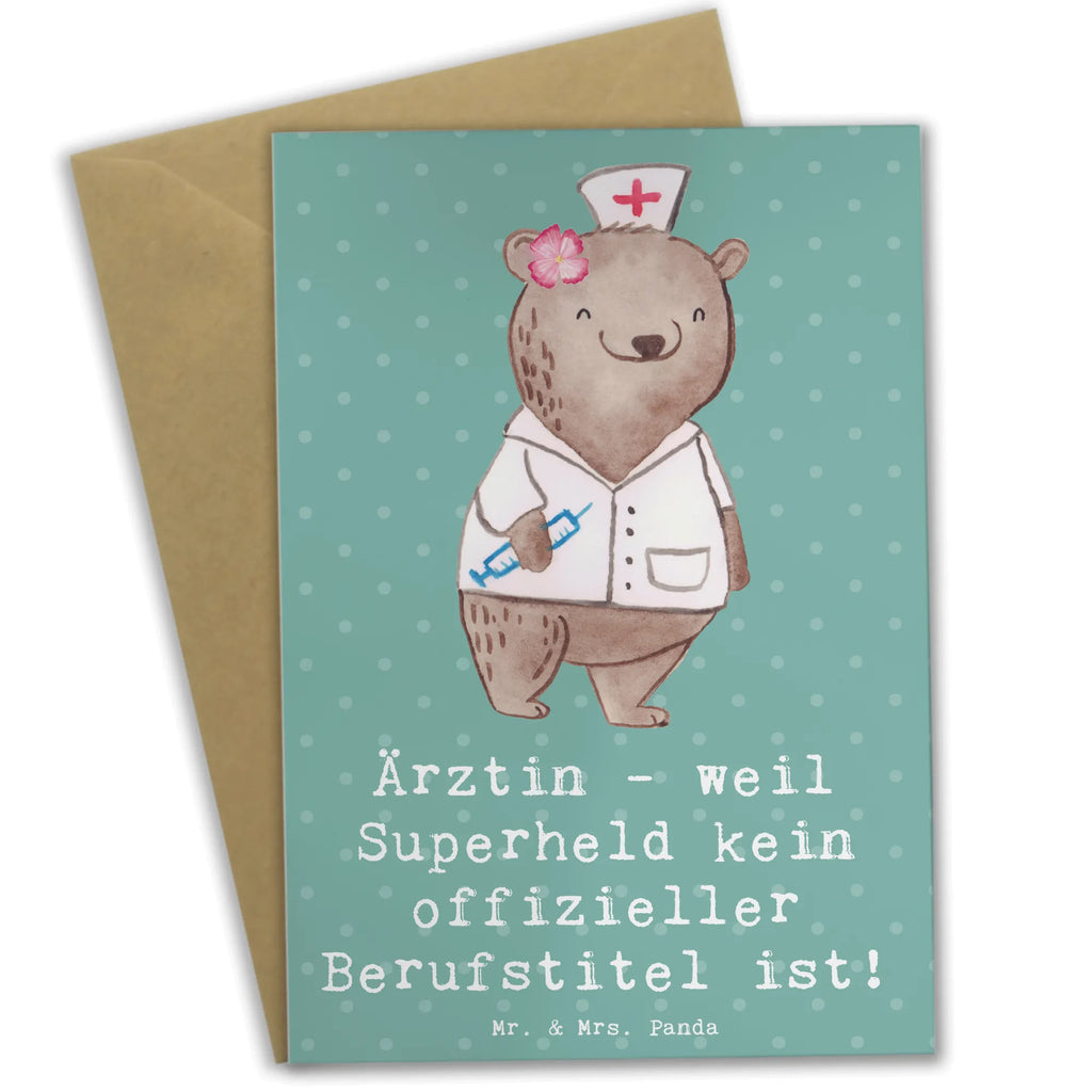 Grußkarte Ärztin Superheld Grußkarte, Klappkarte, Einladungskarte, Glückwunschkarte, Hochzeitskarte, Geburtstagskarte, Karte, Ansichtskarten, Beruf, Ausbildung, Jubiläum, Abschied, Rente, Kollege, Kollegin, Geschenk, Schenken, Arbeitskollege, Mitarbeiter, Firma, Danke, Dankeschön