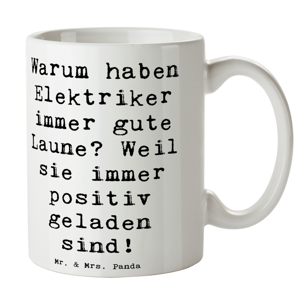 Tasse Spruch Positiver Elektriker Tasse, Kaffeetasse, Teetasse, Becher, Kaffeebecher, Teebecher, Keramiktasse, Porzellantasse, Büro Tasse, Geschenk Tasse, Tasse Sprüche, Tasse Motive, Kaffeetassen, Tasse bedrucken, Designer Tasse, Cappuccino Tassen, Schöne Teetassen, Beruf, Ausbildung, Jubiläum, Abschied, Rente, Kollege, Kollegin, Geschenk, Schenken, Arbeitskollege, Mitarbeiter, Firma, Danke, Dankeschön