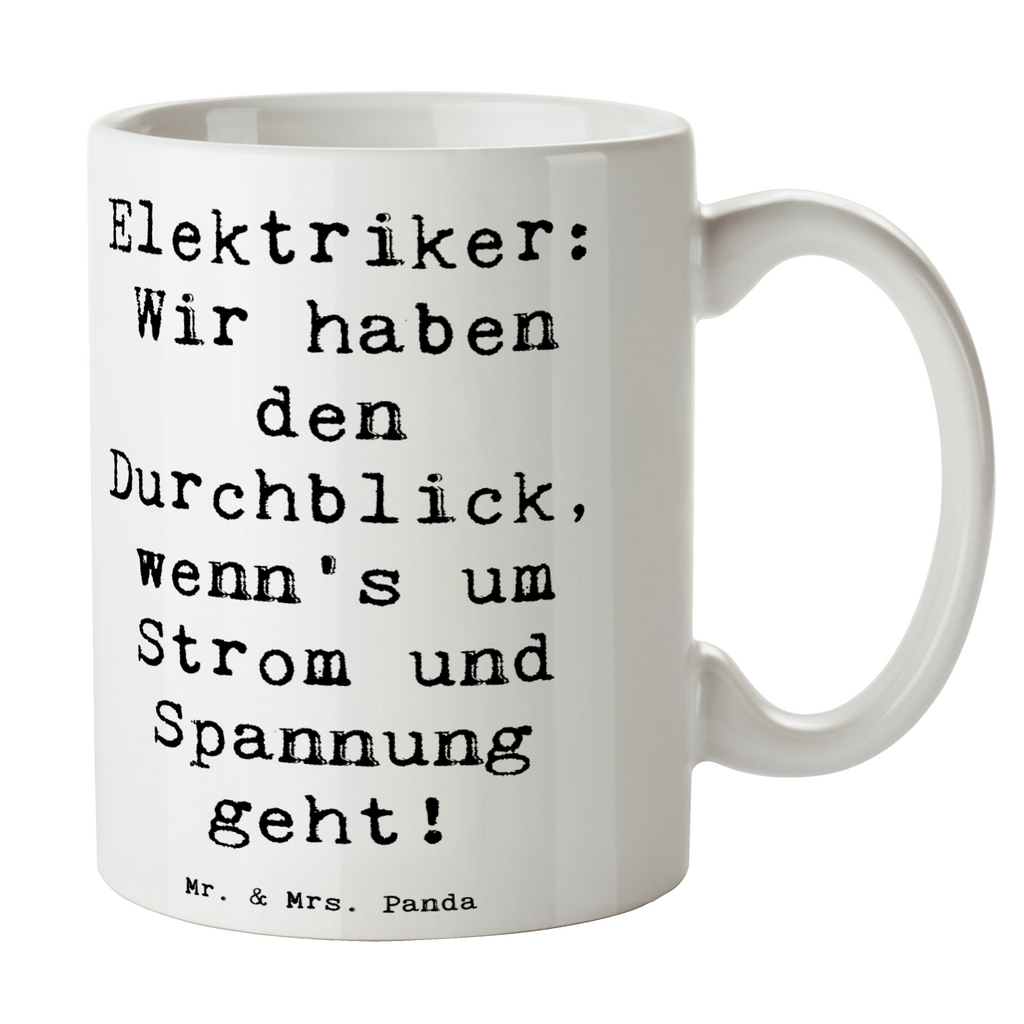 Tasse Spruch Elektriker Durchblick Tasse, Kaffeetasse, Teetasse, Becher, Kaffeebecher, Teebecher, Keramiktasse, Porzellantasse, Büro Tasse, Geschenk Tasse, Tasse Sprüche, Tasse Motive, Kaffeetassen, Tasse bedrucken, Designer Tasse, Cappuccino Tassen, Schöne Teetassen, Beruf, Ausbildung, Jubiläum, Abschied, Rente, Kollege, Kollegin, Geschenk, Schenken, Arbeitskollege, Mitarbeiter, Firma, Danke, Dankeschön