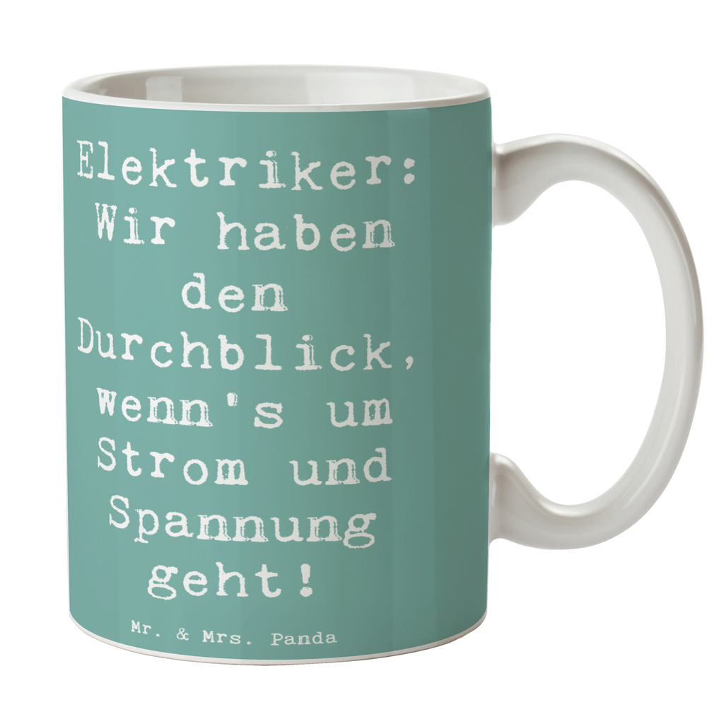 Tasse Spruch Elektriker Durchblick Tasse, Kaffeetasse, Teetasse, Becher, Kaffeebecher, Teebecher, Keramiktasse, Porzellantasse, Büro Tasse, Geschenk Tasse, Tasse Sprüche, Tasse Motive, Kaffeetassen, Tasse bedrucken, Designer Tasse, Cappuccino Tassen, Schöne Teetassen, Beruf, Ausbildung, Jubiläum, Abschied, Rente, Kollege, Kollegin, Geschenk, Schenken, Arbeitskollege, Mitarbeiter, Firma, Danke, Dankeschön