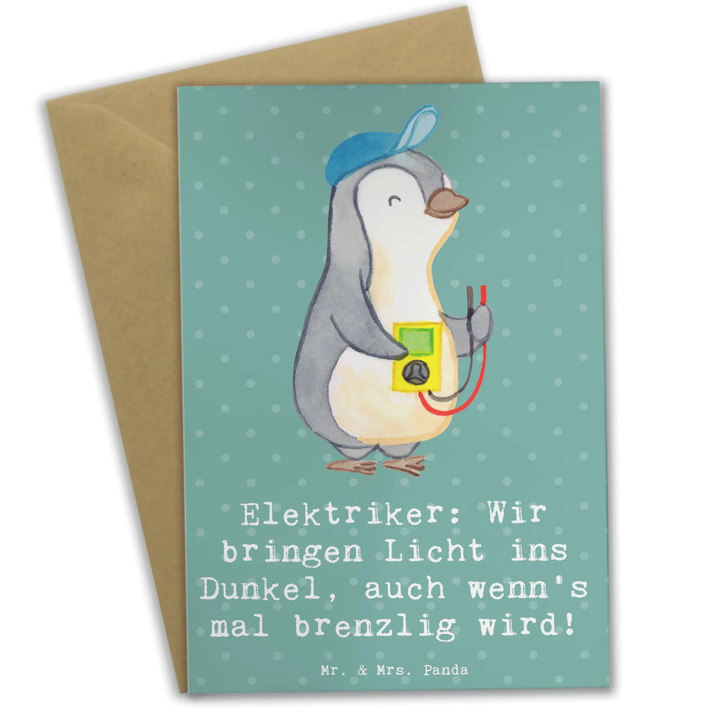 Grußkarte Elektriker Lichtbringer Grußkarte, Klappkarte, Einladungskarte, Glückwunschkarte, Hochzeitskarte, Geburtstagskarte, Karte, Ansichtskarten, Beruf, Ausbildung, Jubiläum, Abschied, Rente, Kollege, Kollegin, Geschenk, Schenken, Arbeitskollege, Mitarbeiter, Firma, Danke, Dankeschön